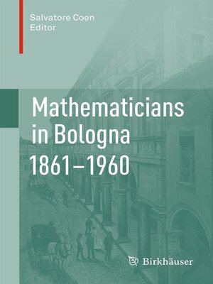 cover image of Mathematicians in Bologna 1861–1960